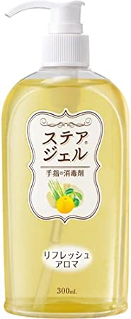 (1ケース) ステアジェルa リフレッシュアロマ 300mL 20本入り 川本産業 (消毒 手指消毒) 介護用品