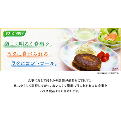 介護食 区分4 かまなくてよい おかず やさしくラクケア とろとろ煮込み かつ煮風 80g 89449 ハウス食品 介護用品