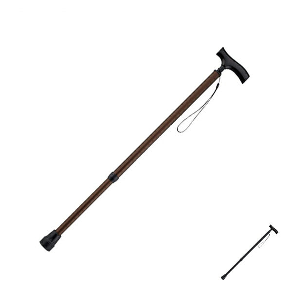 頼れるステッキ（伸縮・太身）AS-22BK AS-22BR マキテック (介護 つえ ステッキ) 介護用品