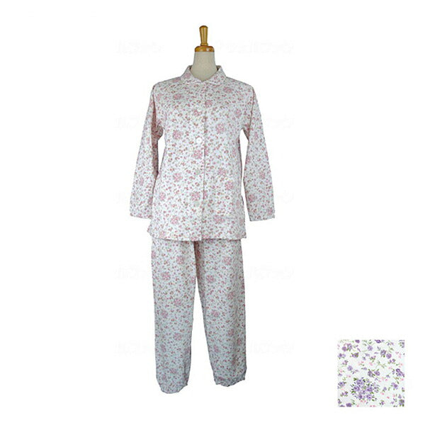 婦人 やすらぎパジャマ 7800 羽衣綿業 (介護 パジャマ 綿100％ 女性用) 介護用品