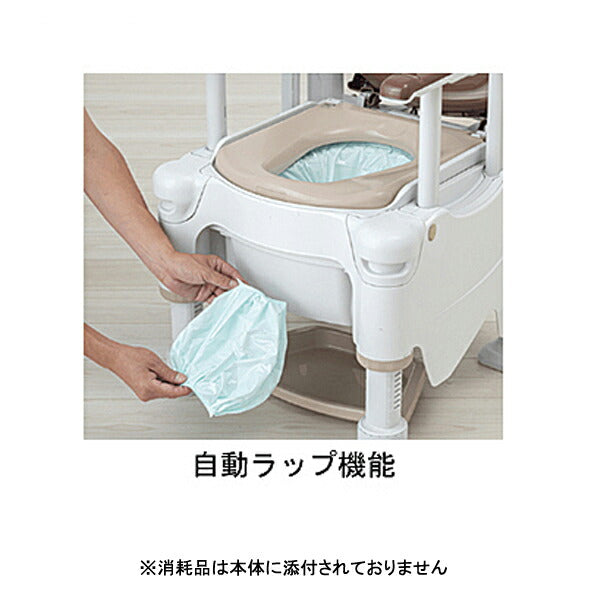 送料無料] 家具調トイレ楽立(らくだち)A型アロン化成(株) ポータブル ...